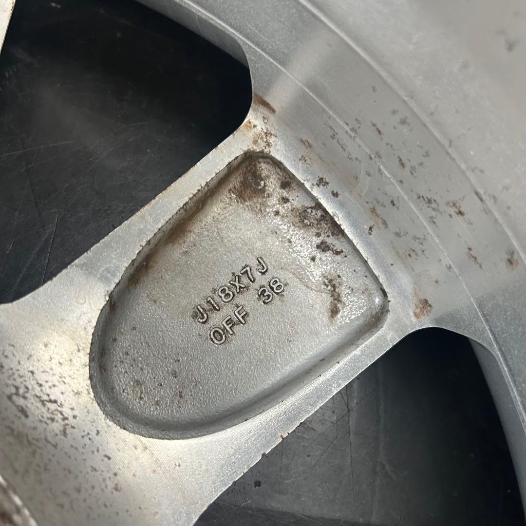 中古アルミ18Ｘ7.0　デリカＤ5純正　18Ｘ7.0　4本セット　アウトランダー