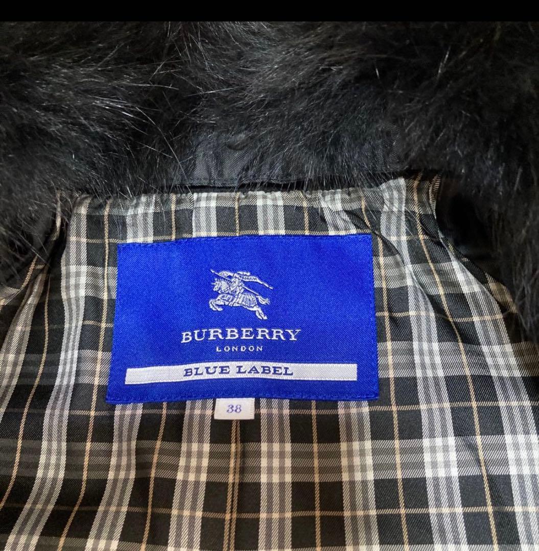 美品 BURBERRY BLUE LABEL バーバリーケープコート ポンチョ
