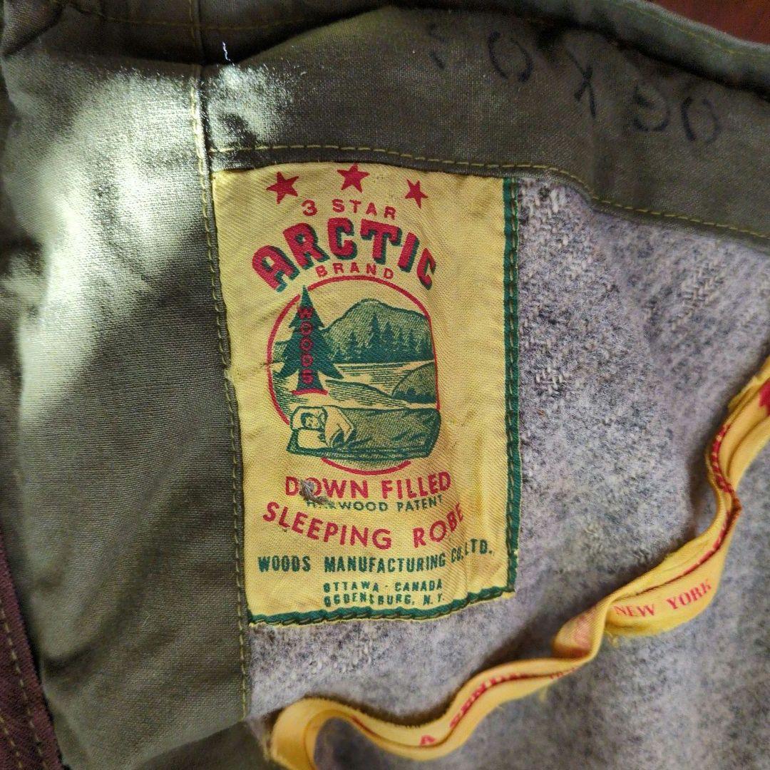 WOODS ウッズ　ヴィンテージ　ミリタリー　米軍　寝袋　シュラフ