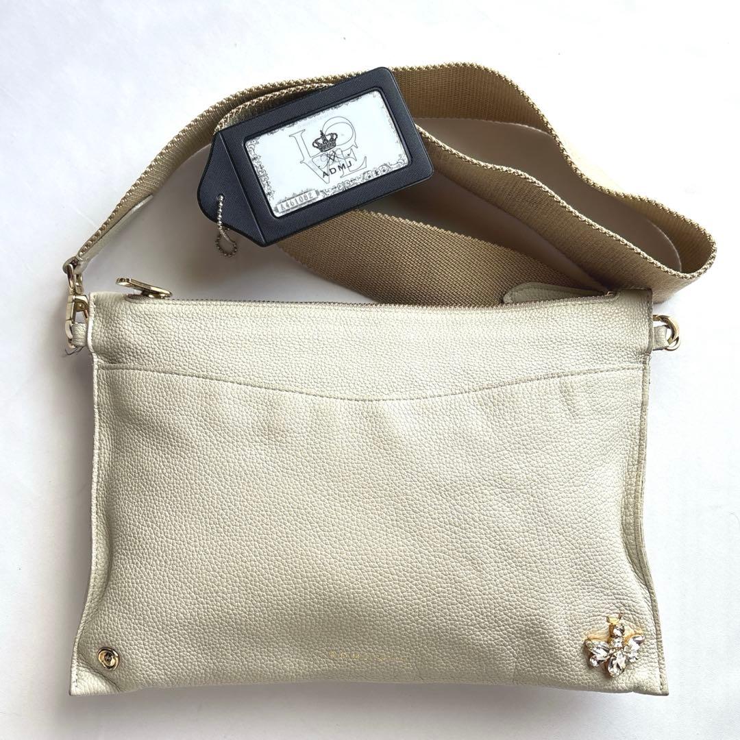 ADMJ THE BEE スワロフスキークリスタル製クマンバチショルダーバッグ