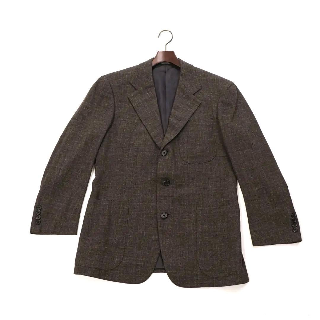 H2522◾️ポロラルフローレン　段返り3釦ウールリネンスーツ