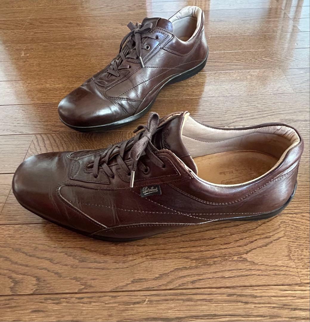 パラブーツ　Paraboot ブラウン レザー カジュアルシューズ
