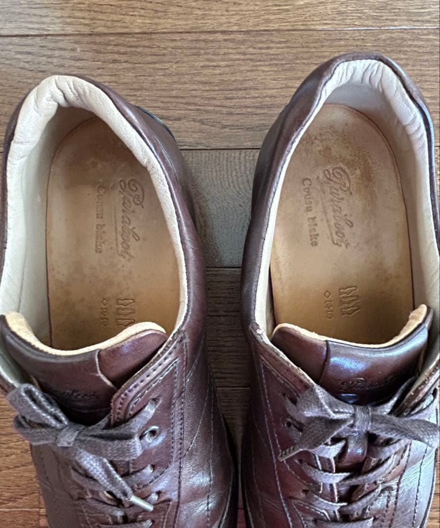 パラブーツ　Paraboot ブラウン レザー カジュアルシューズ