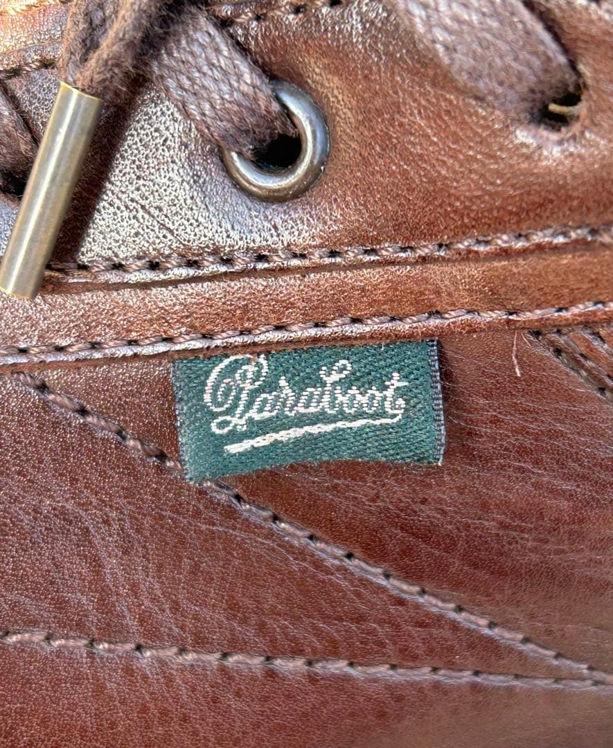 パラブーツ　Paraboot ブラウン レザー カジュアルシューズ