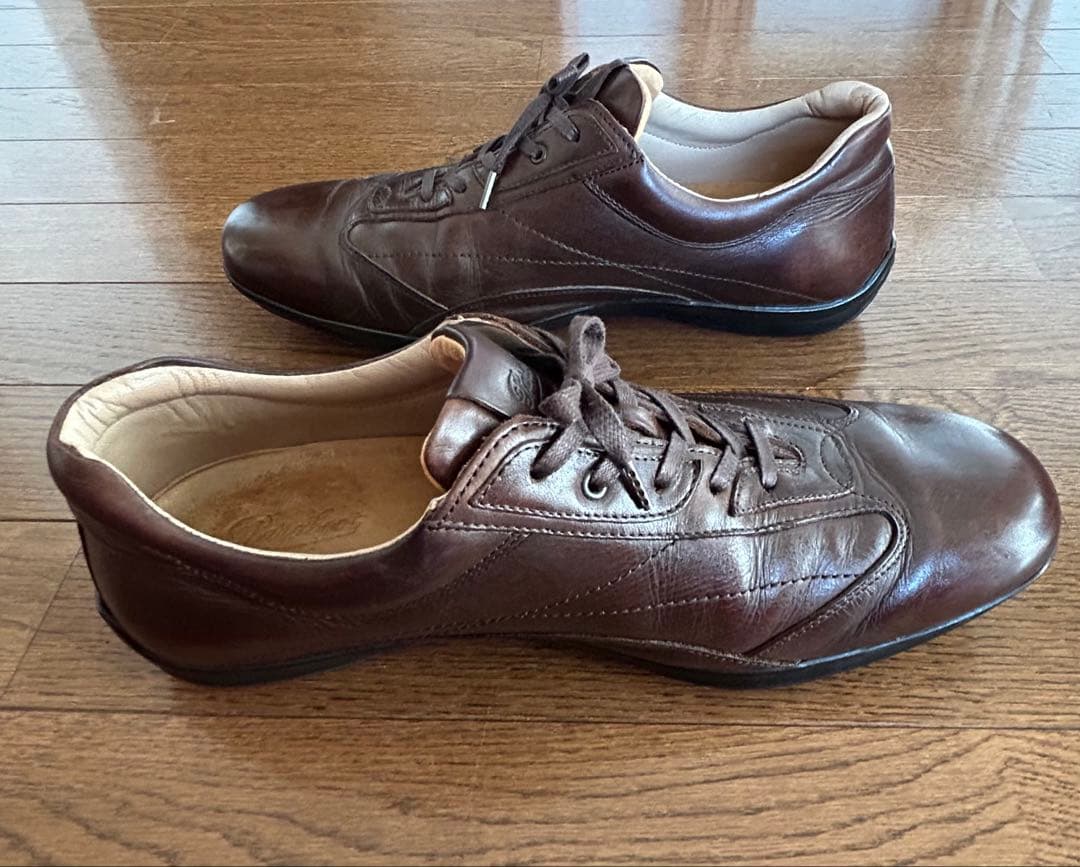 パラブーツ　Paraboot ブラウン レザー カジュアルシューズ
