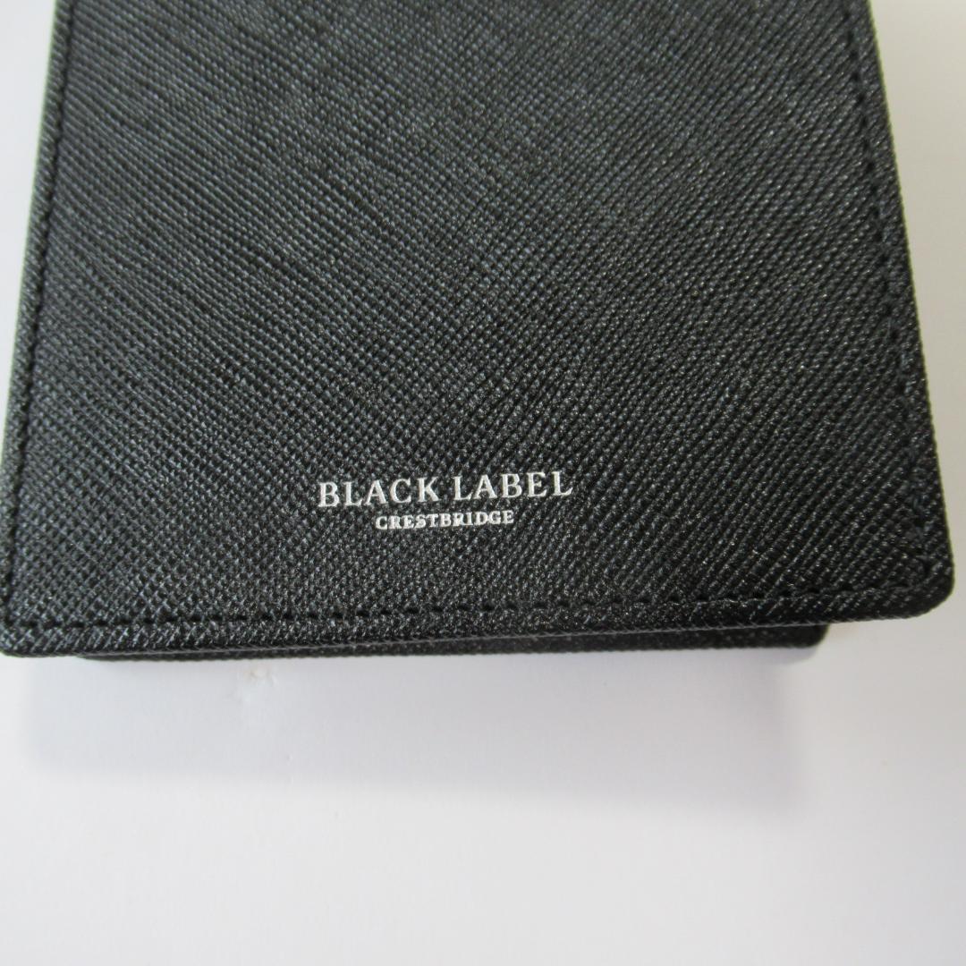 ブラックレーベルクレストブリッジ新品ブラック ウォレット 1/2