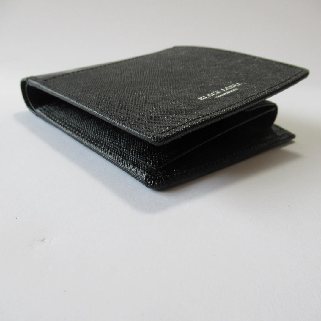ブラックレーベルクレストブリッジ新品ブラック ウォレット 1/2