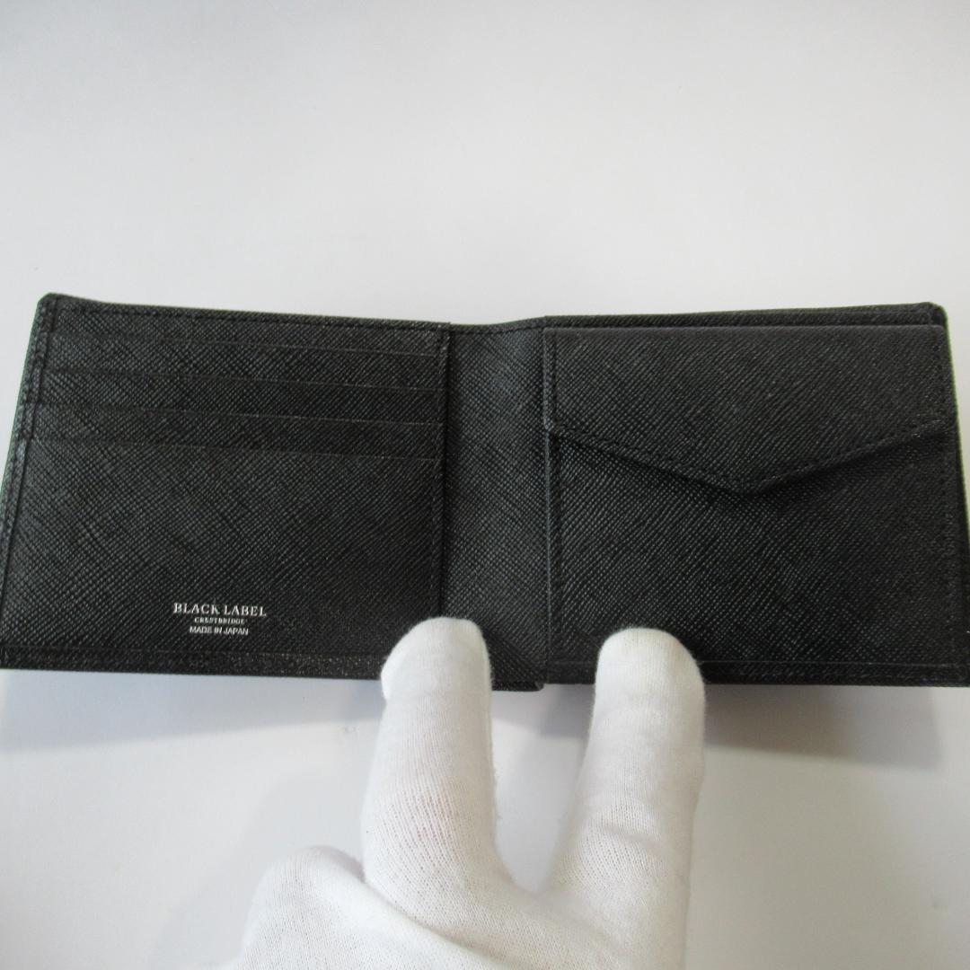 ブラックレーベルクレストブリッジ新品ブラック ウォレット 1/2