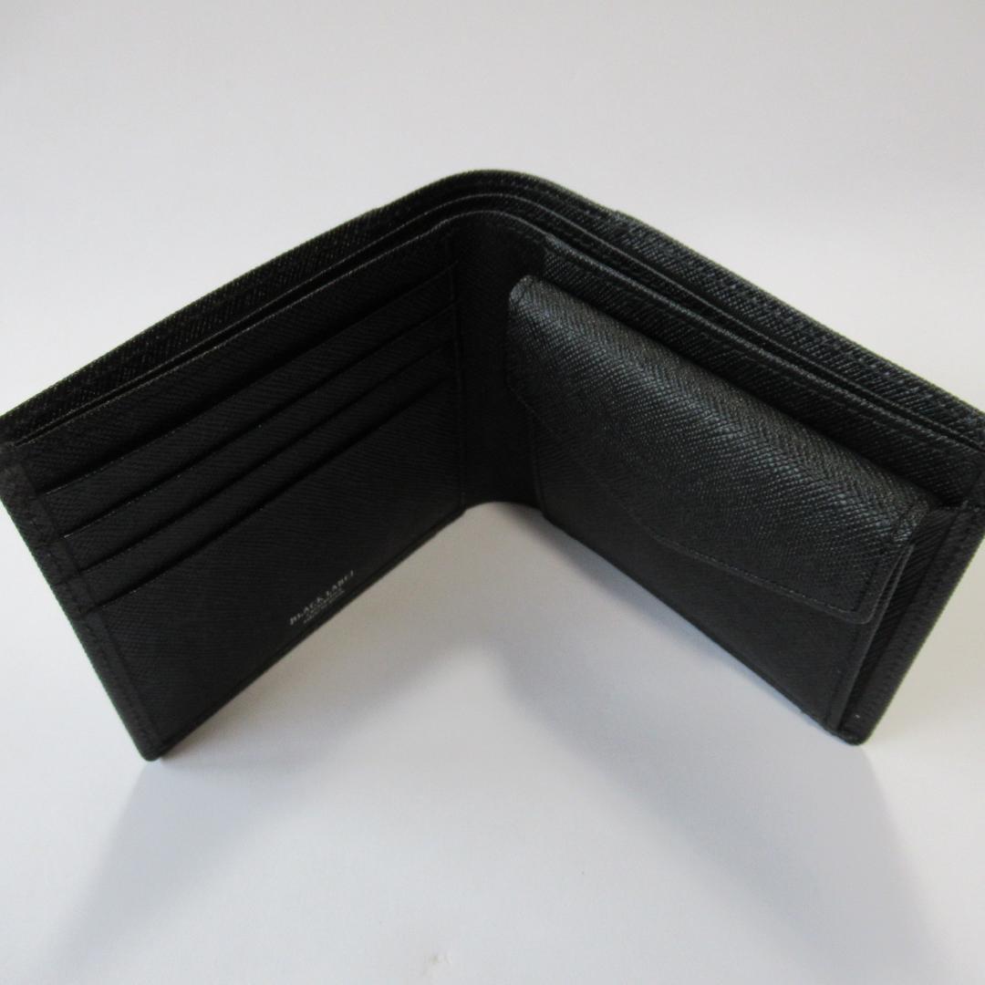 ブラックレーベルクレストブリッジ新品ブラック ウォレット 1/2