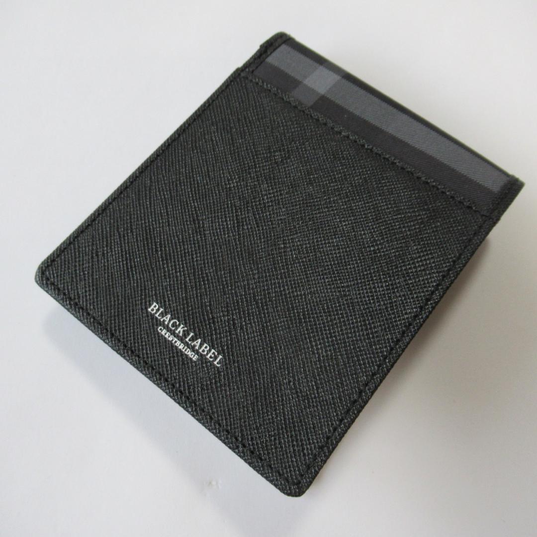 ブラックレーベルクレストブリッジ新品ブラック ウォレット 1/2