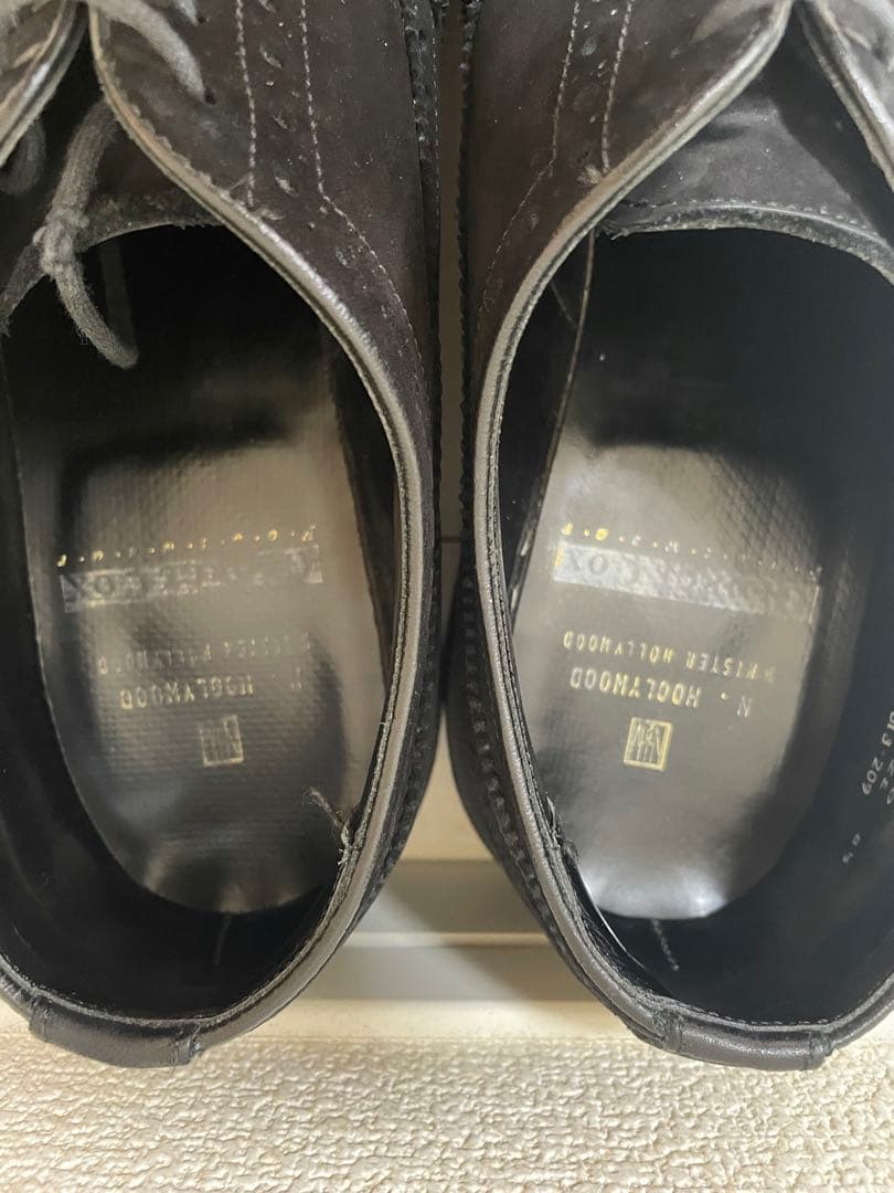 N.ハリウッド ジョージコックス メダリオン ウィングチップ 81/2