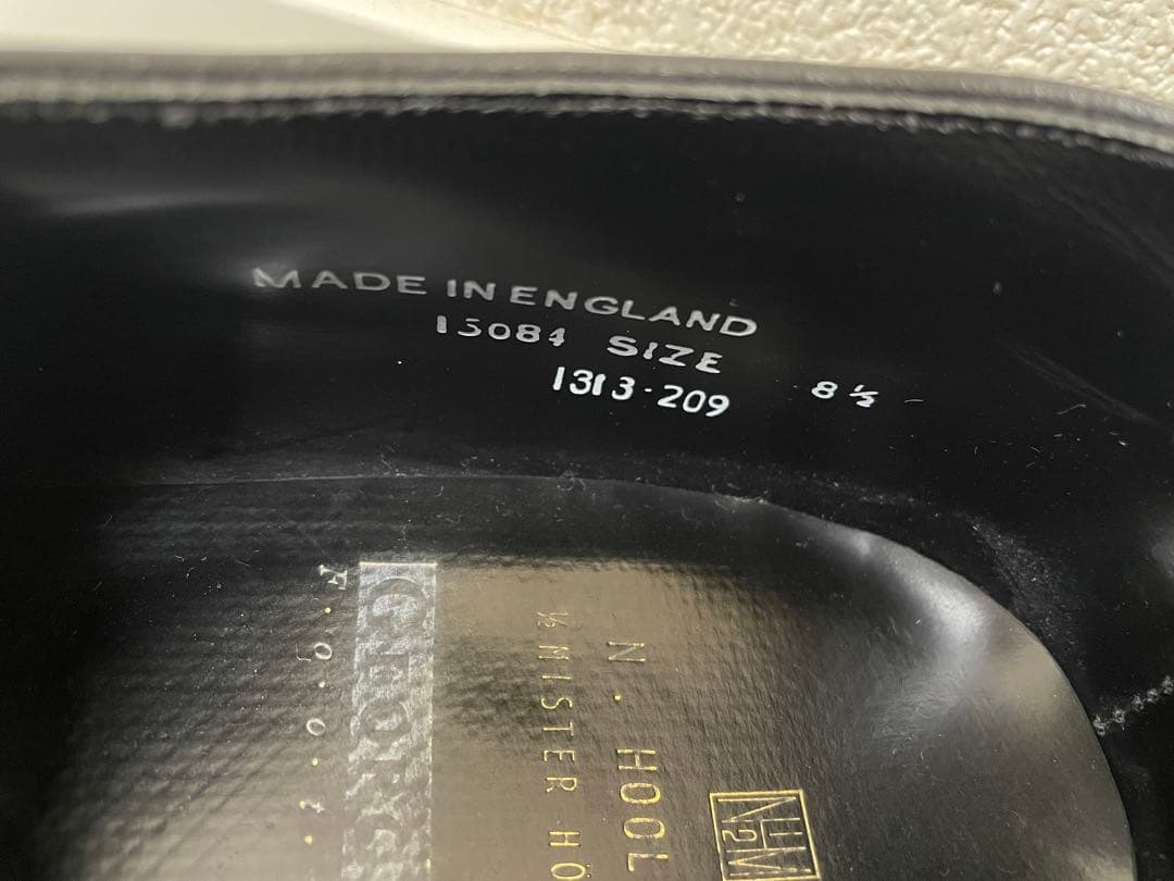 N.ハリウッド ジョージコックス メダリオン ウィングチップ 81/2