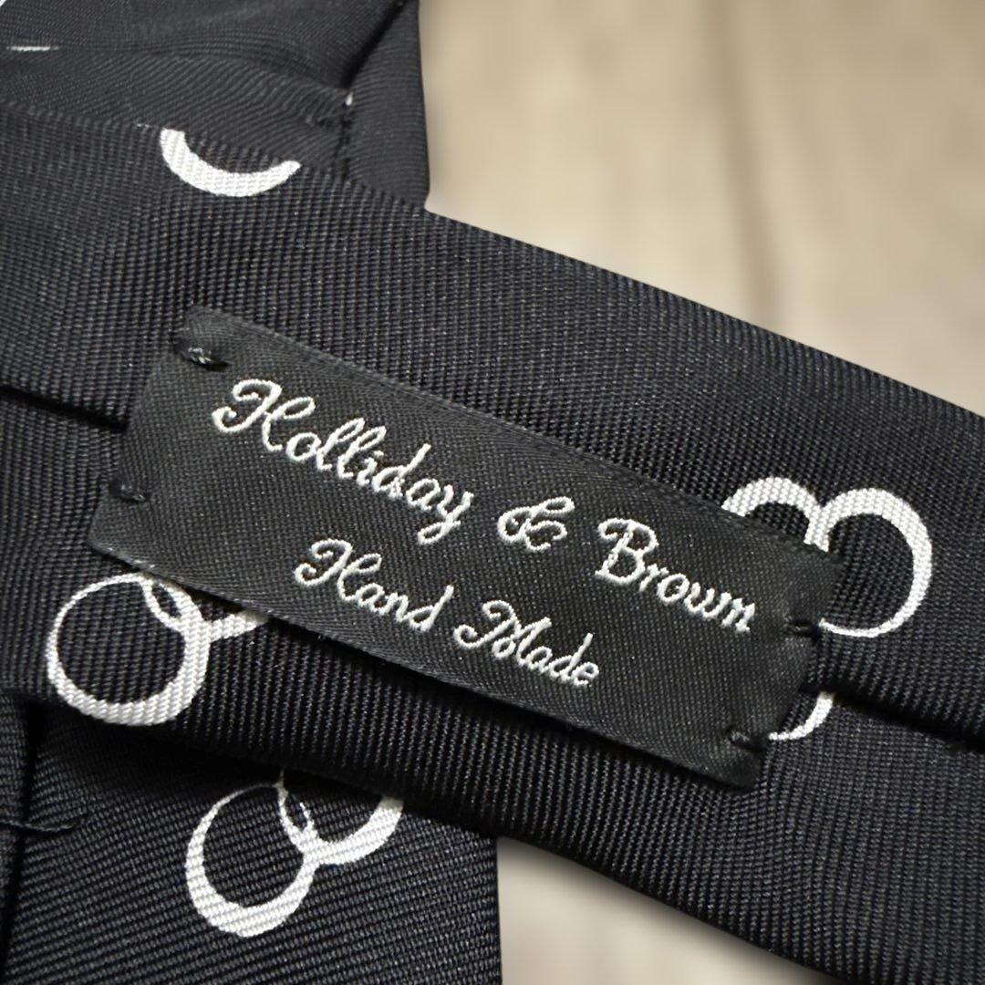 ホリデーアンドブラウン ネクタイ ブラック 新品未使用