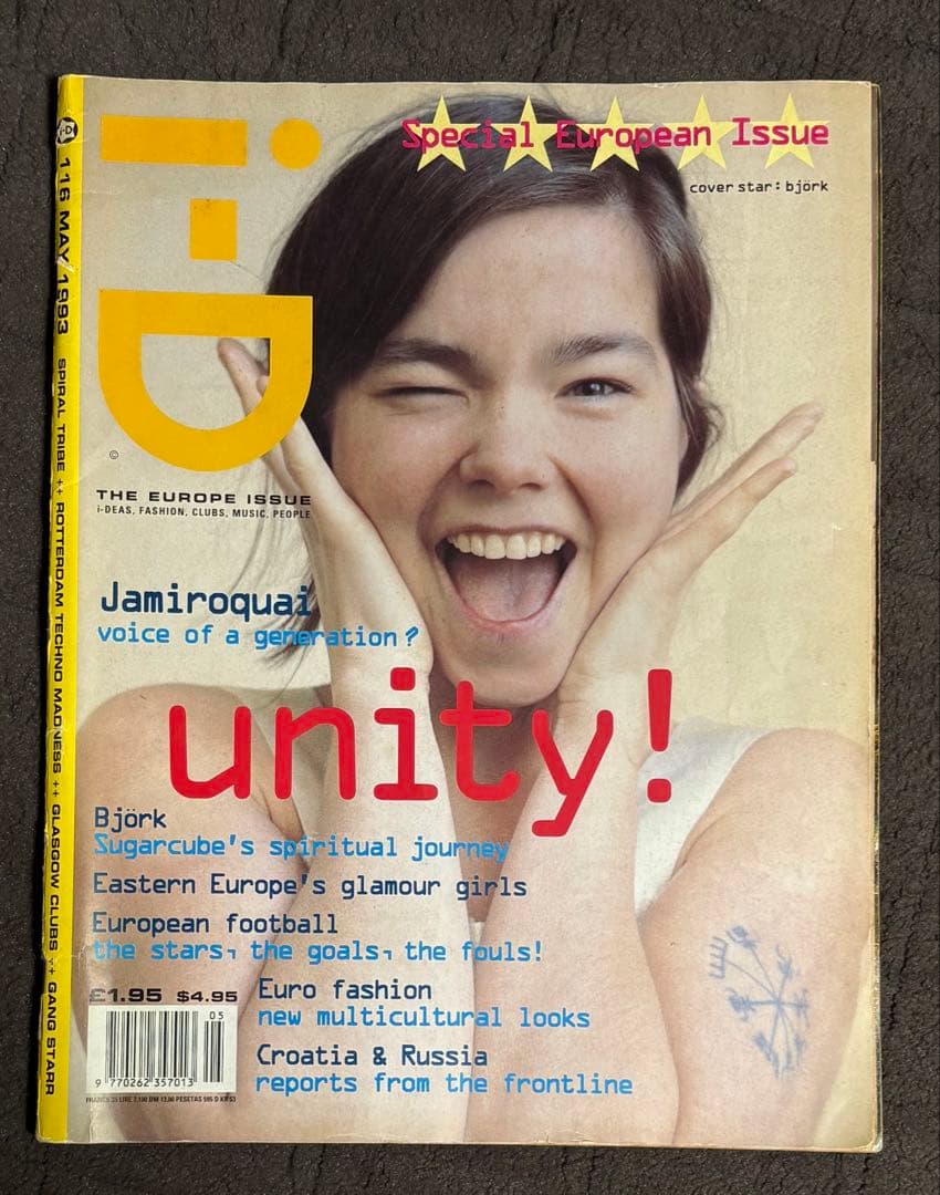 i-D Magazine May 1993 Bjork ビョーク表紙