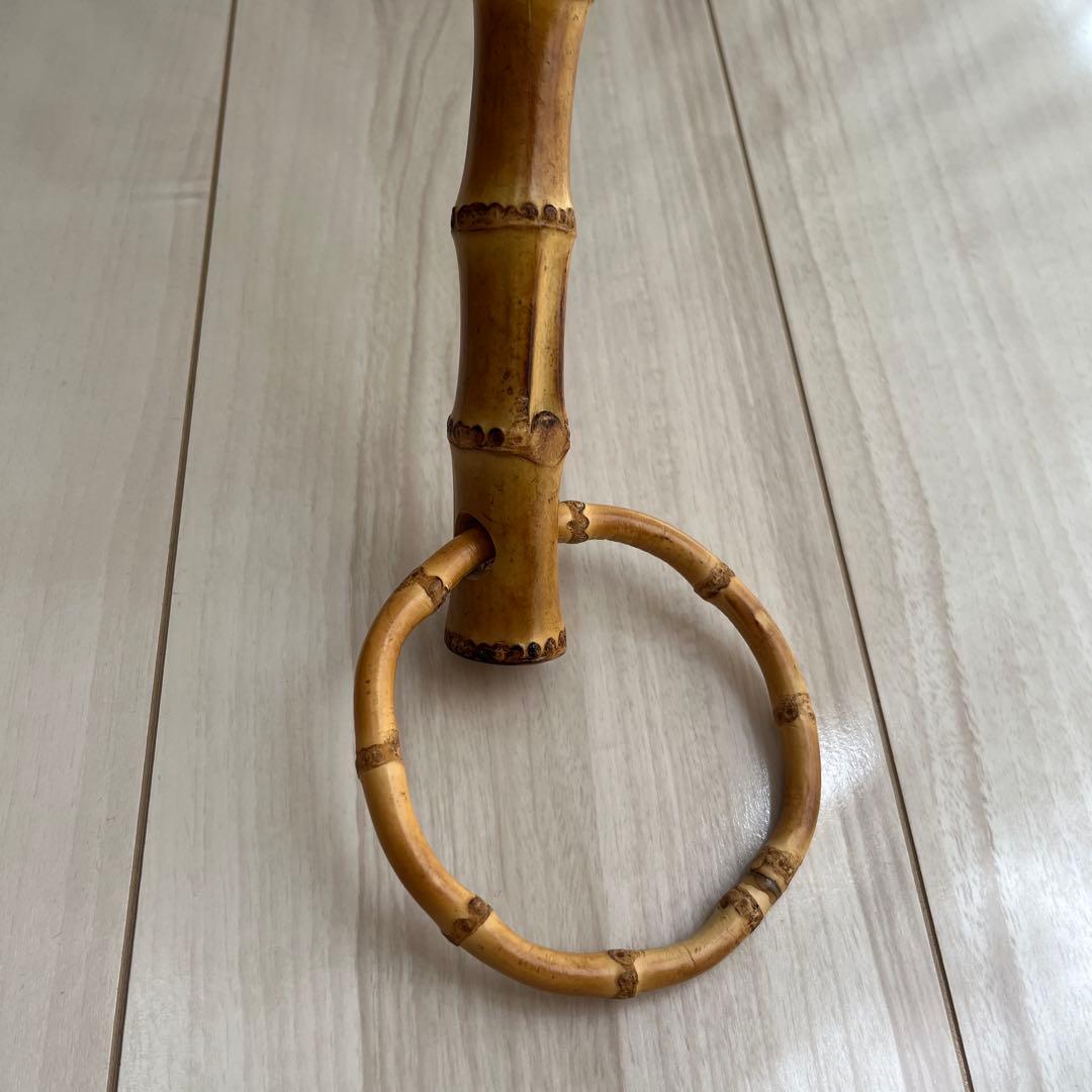 SUR MER 日傘　リネンリゾートストライプ　ブラック　長傘