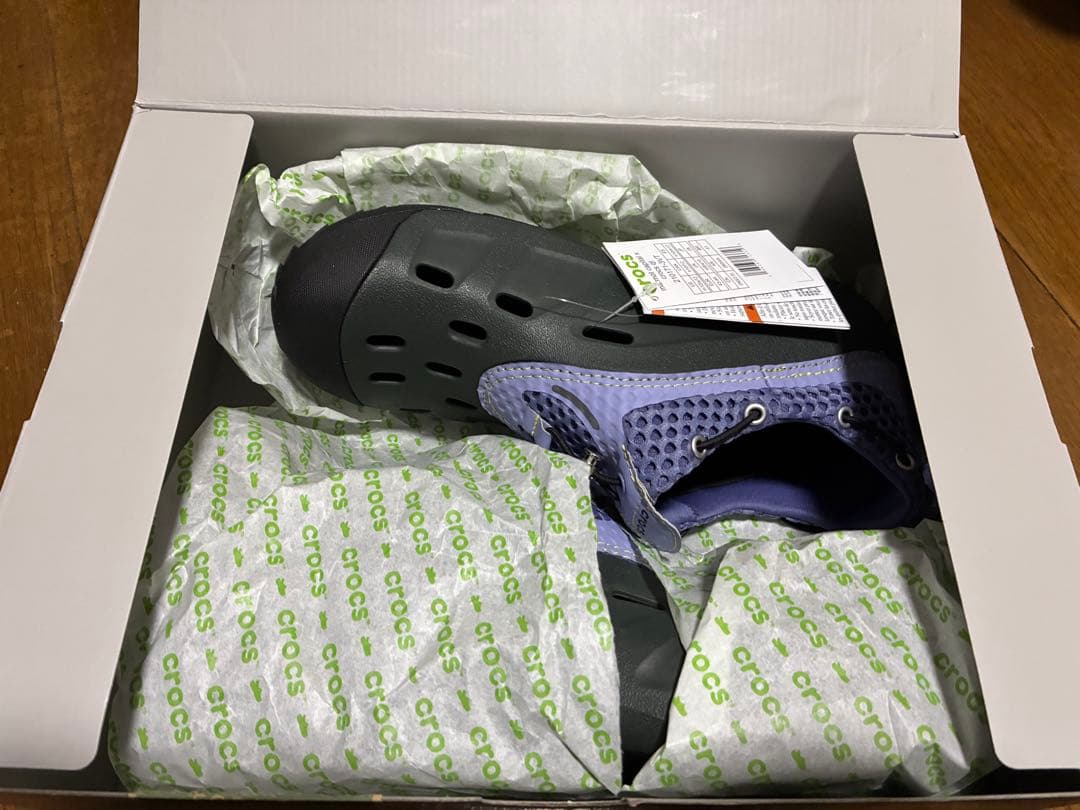 Marmot x Crocs サンダル パープル/グリーン