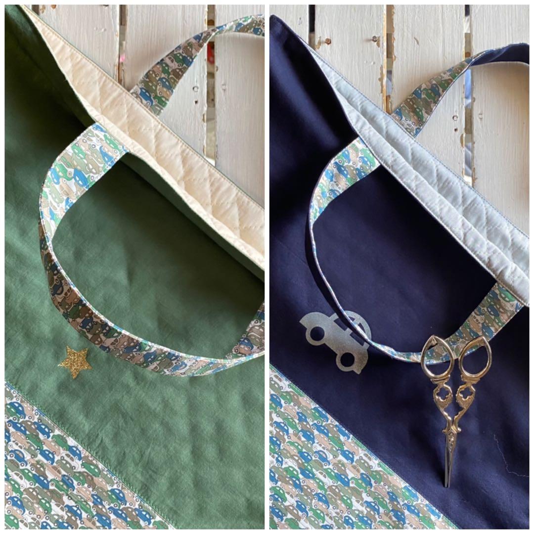 saki様☆リバティカーズ・アデラジャ×ワッペンレッスンバッグ他オーダーページ