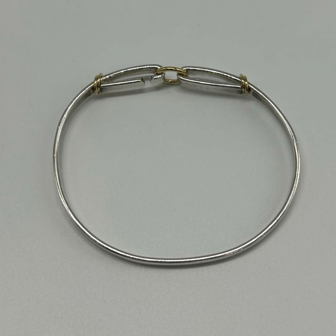ティファニー TIFFANY サークルフック バングル ブレスレット コンビ