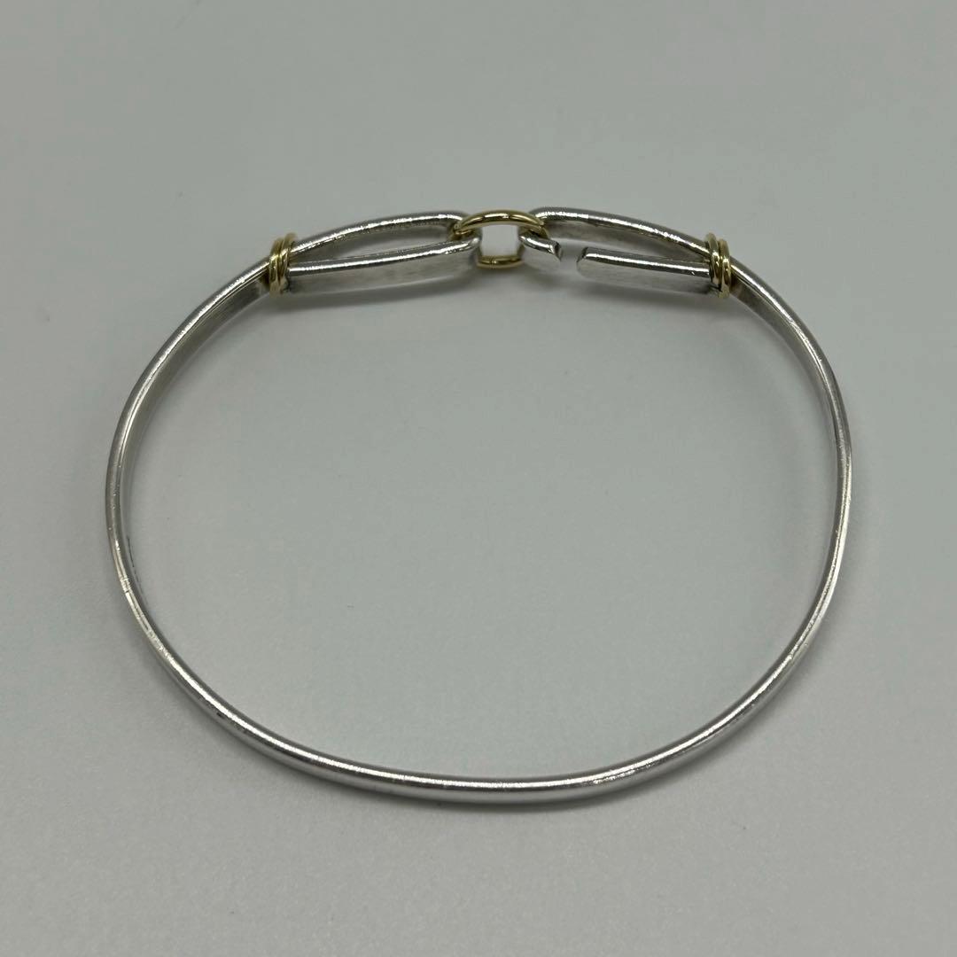 ティファニー TIFFANY サークルフック バングル ブレスレット コンビ