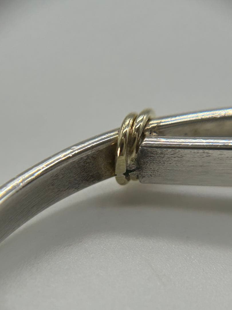 ティファニー TIFFANY サークルフック バングル ブレスレット コンビ