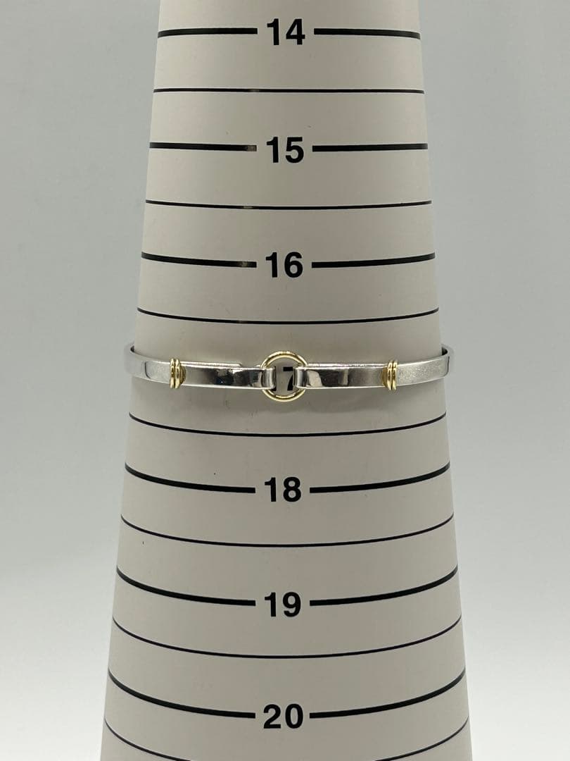 ティファニー TIFFANY サークルフック バングル ブレスレット コンビ