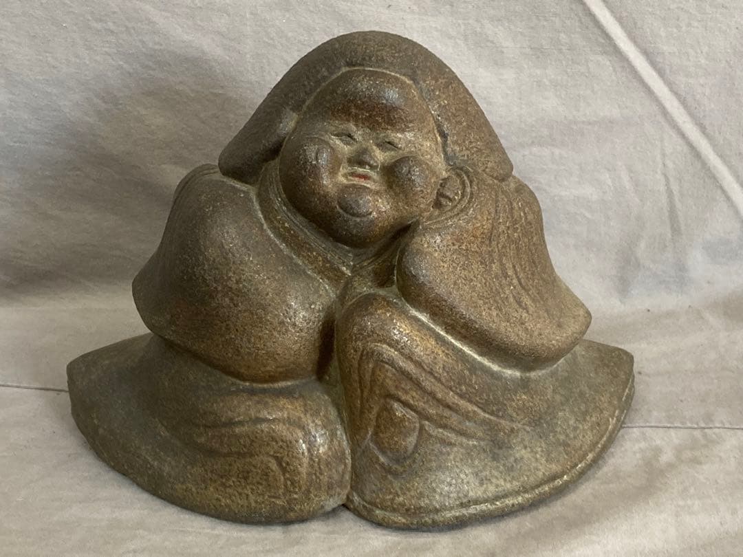 春画 お福 おふく人形 石製 石像 石仏 天然石 置物 縁起物 オブジェ
