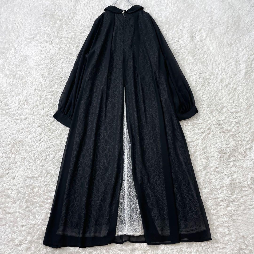 美品✨️ネイナ Neina パーティーワンピース 重ね レース フォーマル 3L