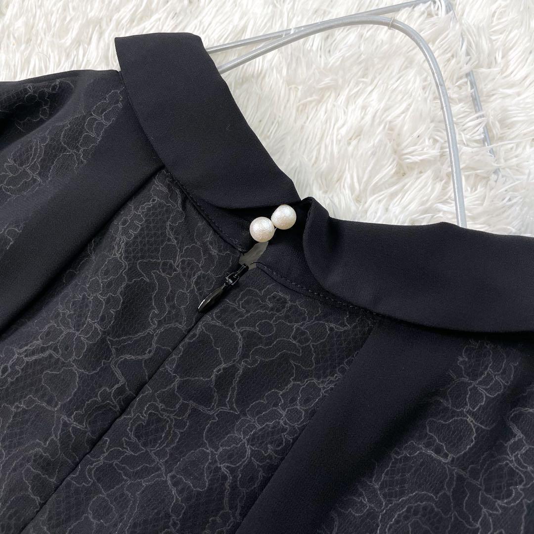 美品✨️ネイナ Neina パーティーワンピース 重ね レース フォーマル 3L