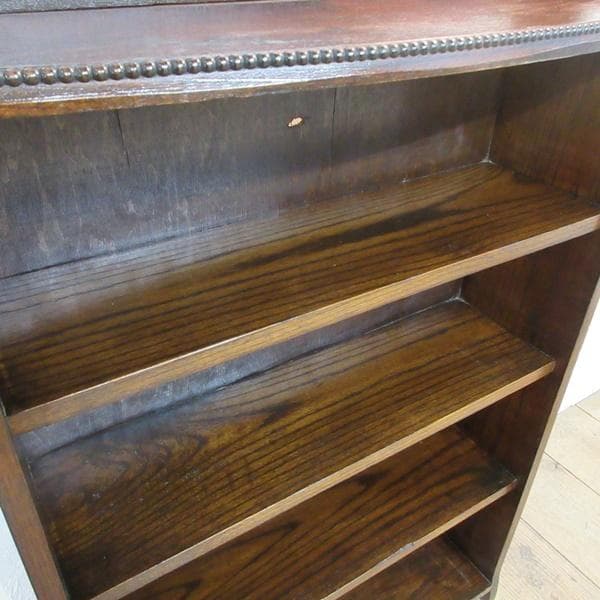 イギリス アンティーク 家具 ブックシェルフ ブックケース 本棚 6810d