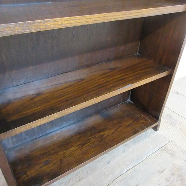 イギリス アンティーク 家具 ブックシェルフ ブックケース 本棚 6810d