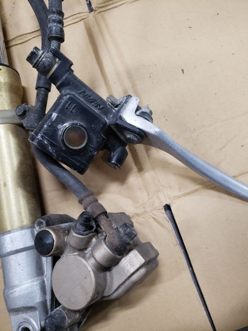 ホンダ ライブディオZX フロントサスペンション ホイールセット　AF35