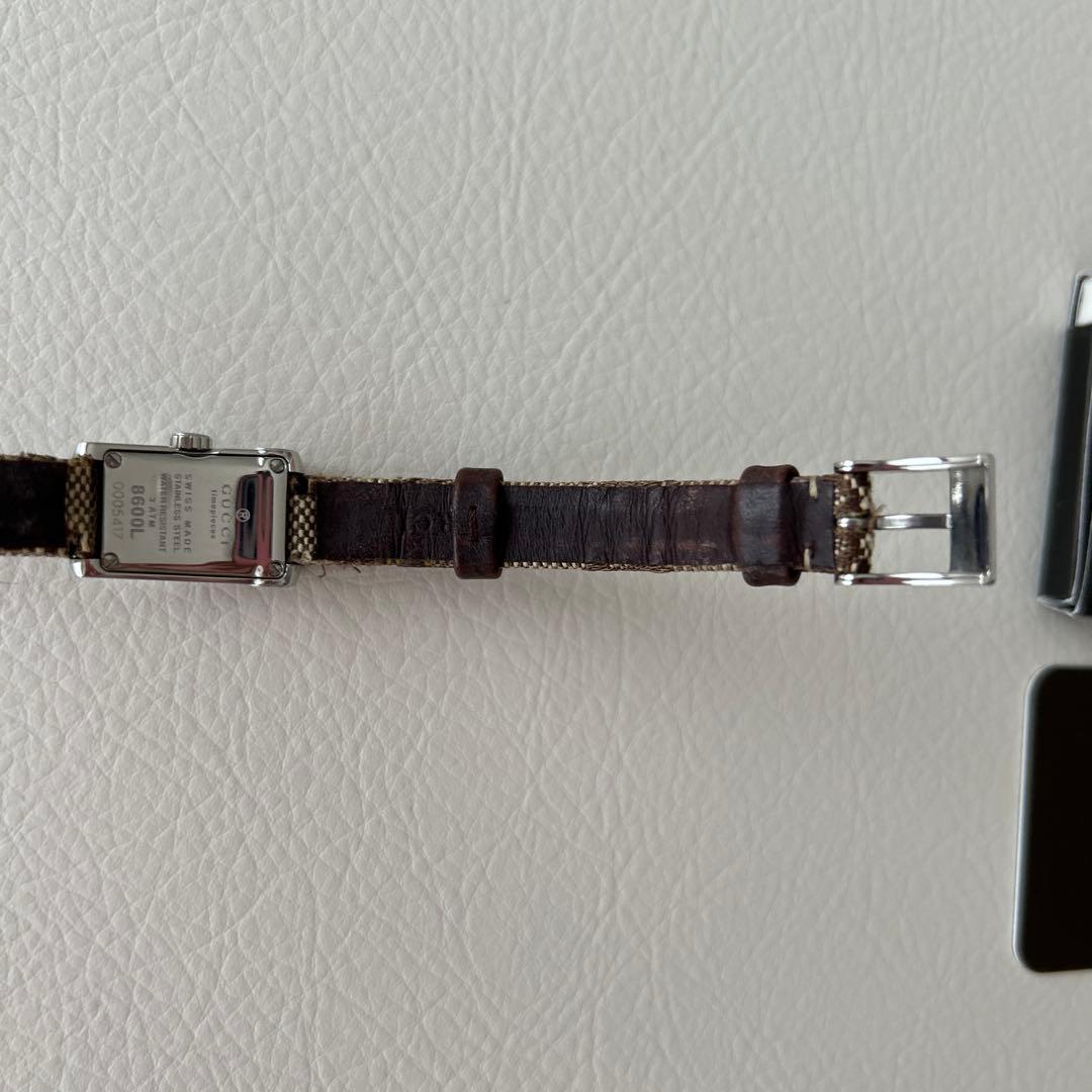 【美品・希少】GUCCI グッチ キャンバスベルト レディース 腕時計