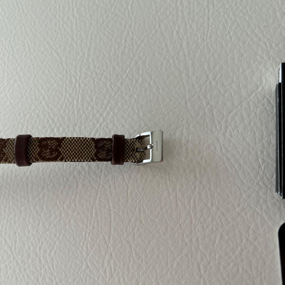 【美品・希少】GUCCI グッチ キャンバスベルト レディース 腕時計