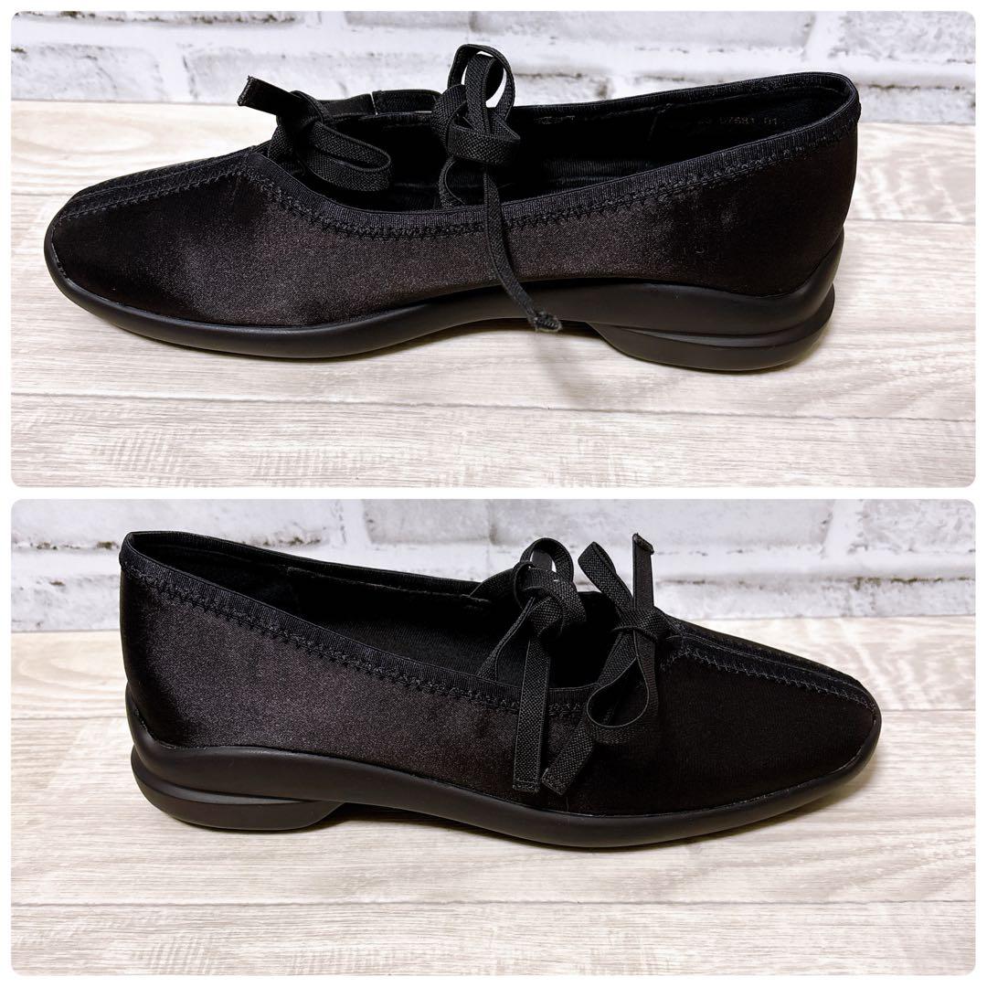 未使用級【LE TALON】 ルタロン （23cm） Lダブルリボン バレリーナ