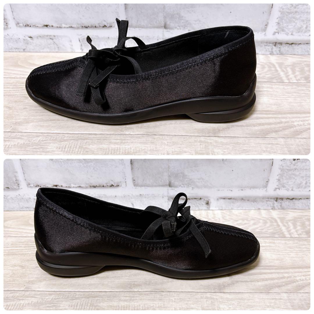 未使用級【LE TALON】 ルタロン （23cm） Lダブルリボン バレリーナ