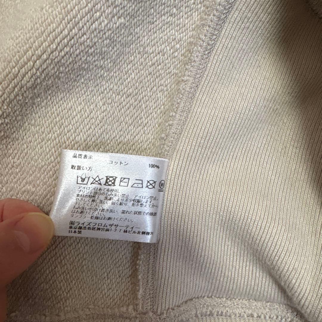 Americana アメリカーナ 別注カレッジ風口ゴ前後2WAYスウェット