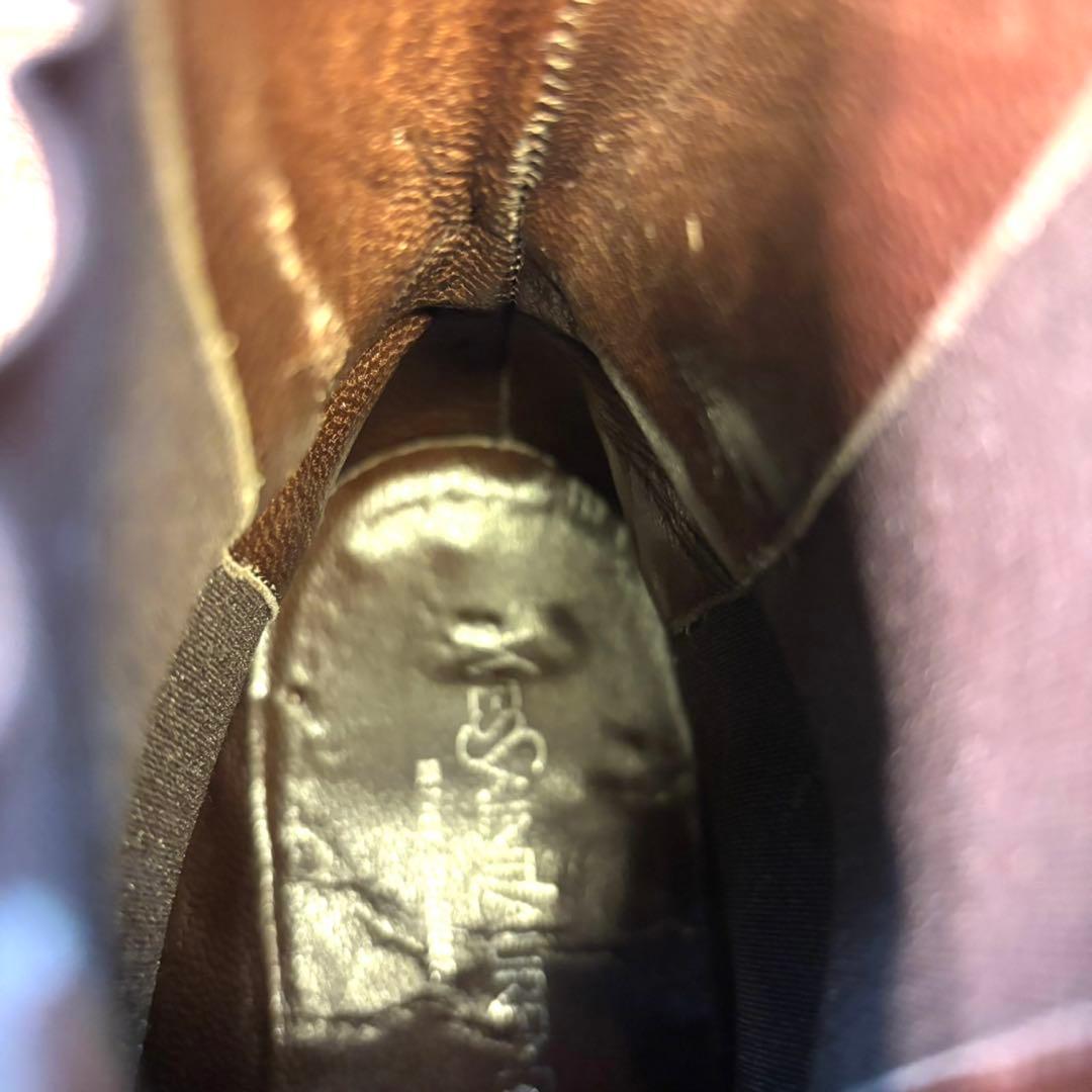 極美品YVES SAINT LAURENT サイドゴアブーツ焦茶EU41.5