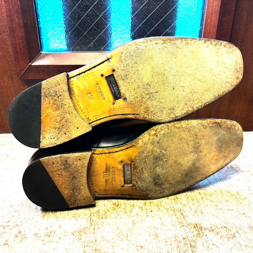 極美品YVES SAINT LAURENT サイドゴアブーツ焦茶EU41.5