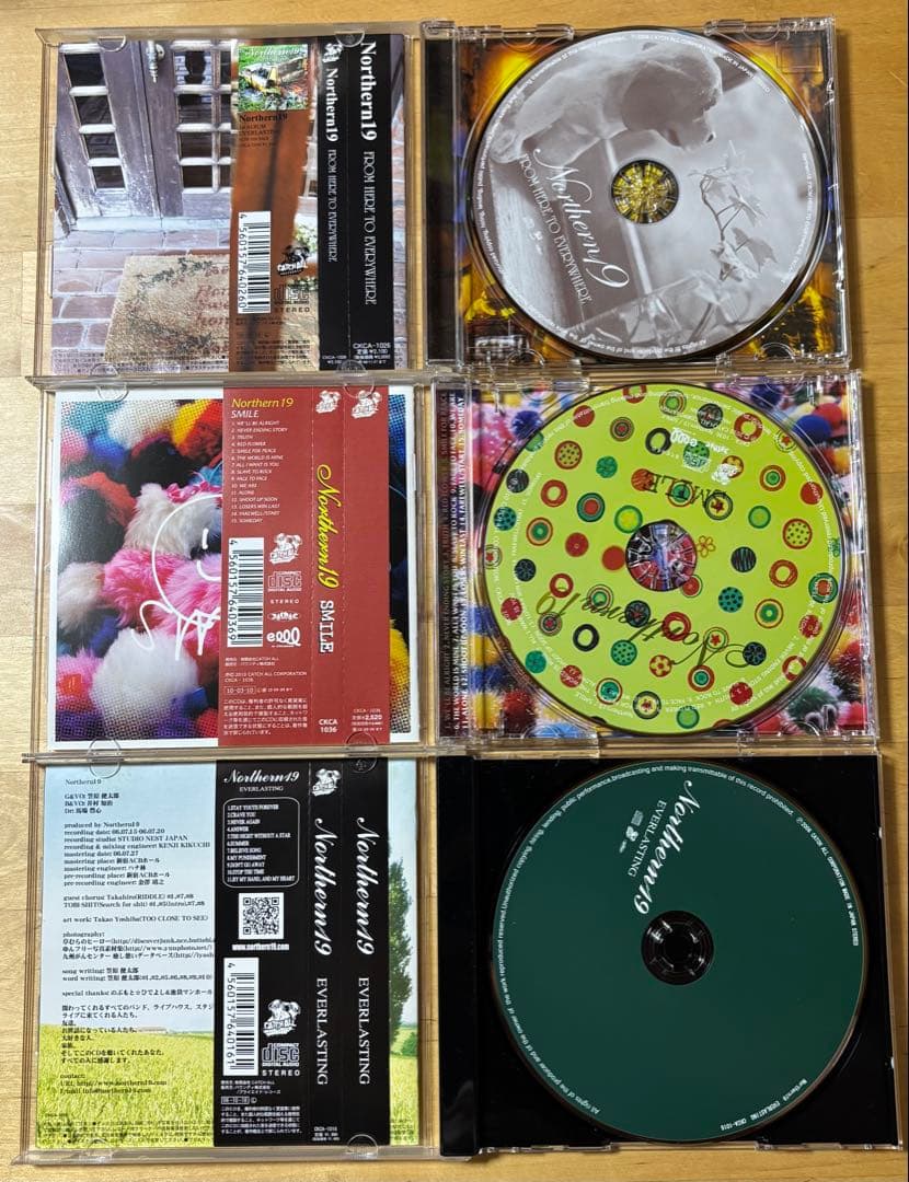 Northern19 CD 4枚　フライヤー、ステッカー　セット　ノーザン19
