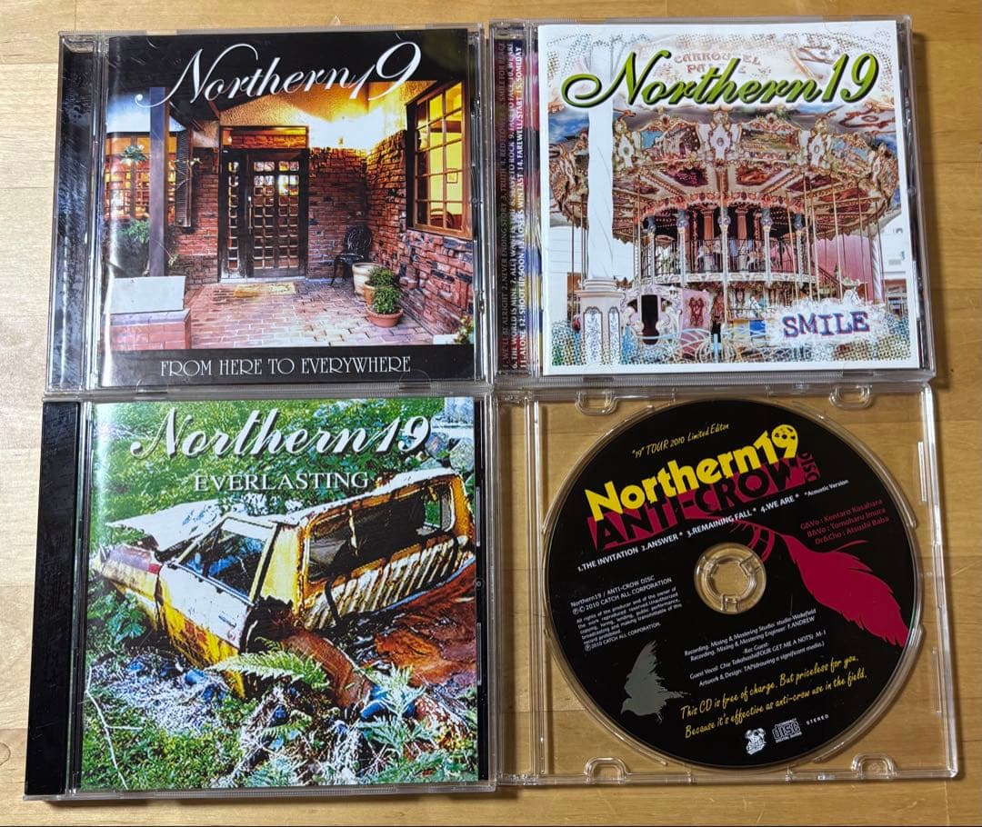 Northern19 CD 4枚　フライヤー、ステッカー　セット　ノーザン19