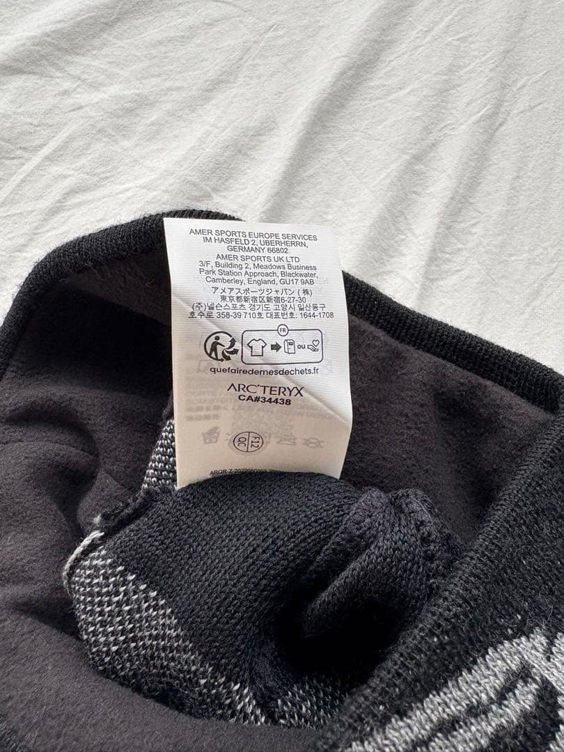 帽子 ARC'TERYX Bird Head Toque \"Black/Void\"