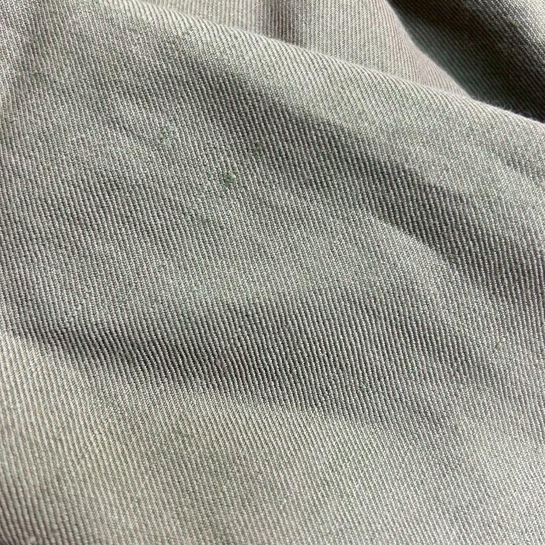 美品　トゥモローランド　ピルグリム　ダブルジャケット　リネンウール　カーキ　48