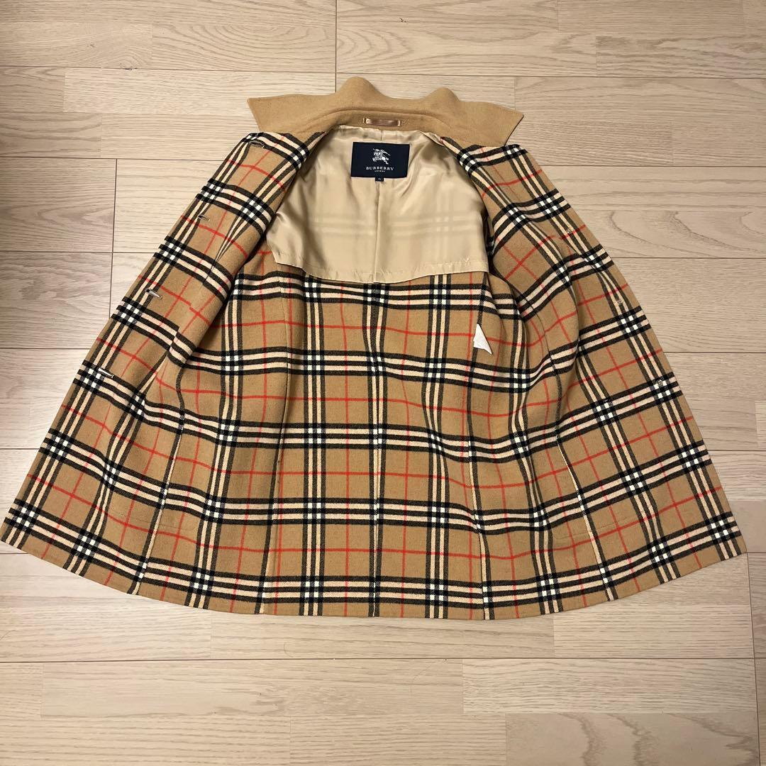 BURBERRY ウールコート 36 キャメル　カシミヤ