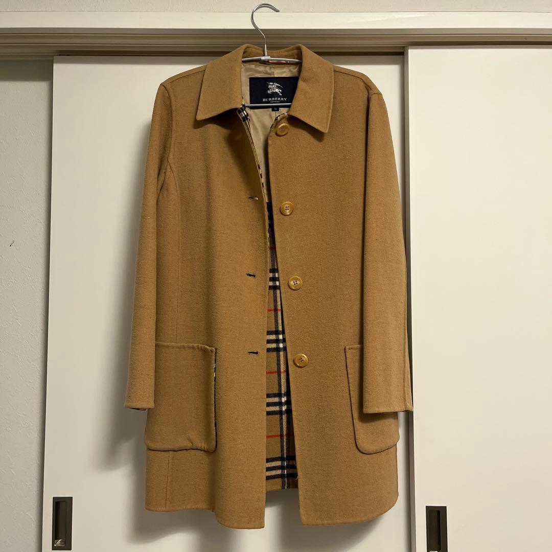 BURBERRY ウールコート 36 キャメル　カシミヤ