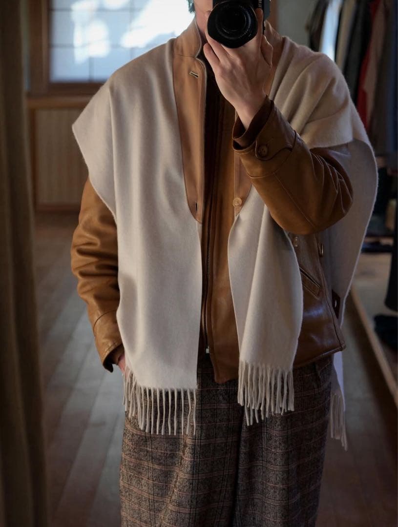 m’s braque TUCKED WIDE PANTS 34