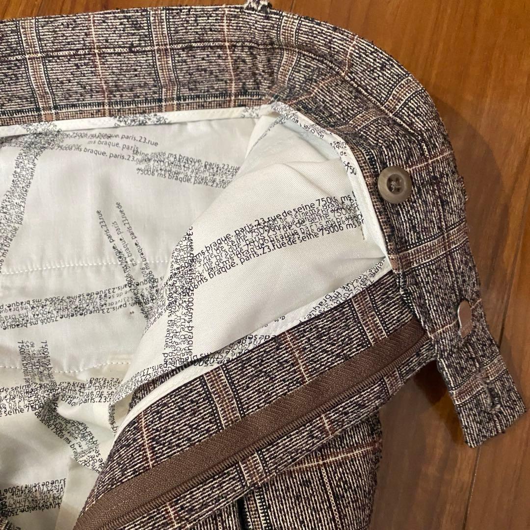 m’s braque TUCKED WIDE PANTS 34