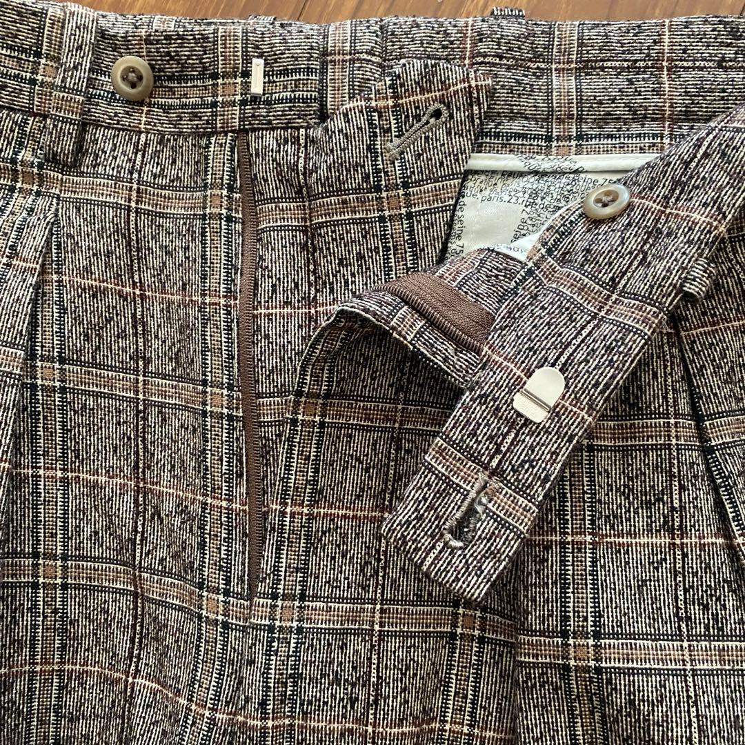 m’s braque TUCKED WIDE PANTS 34