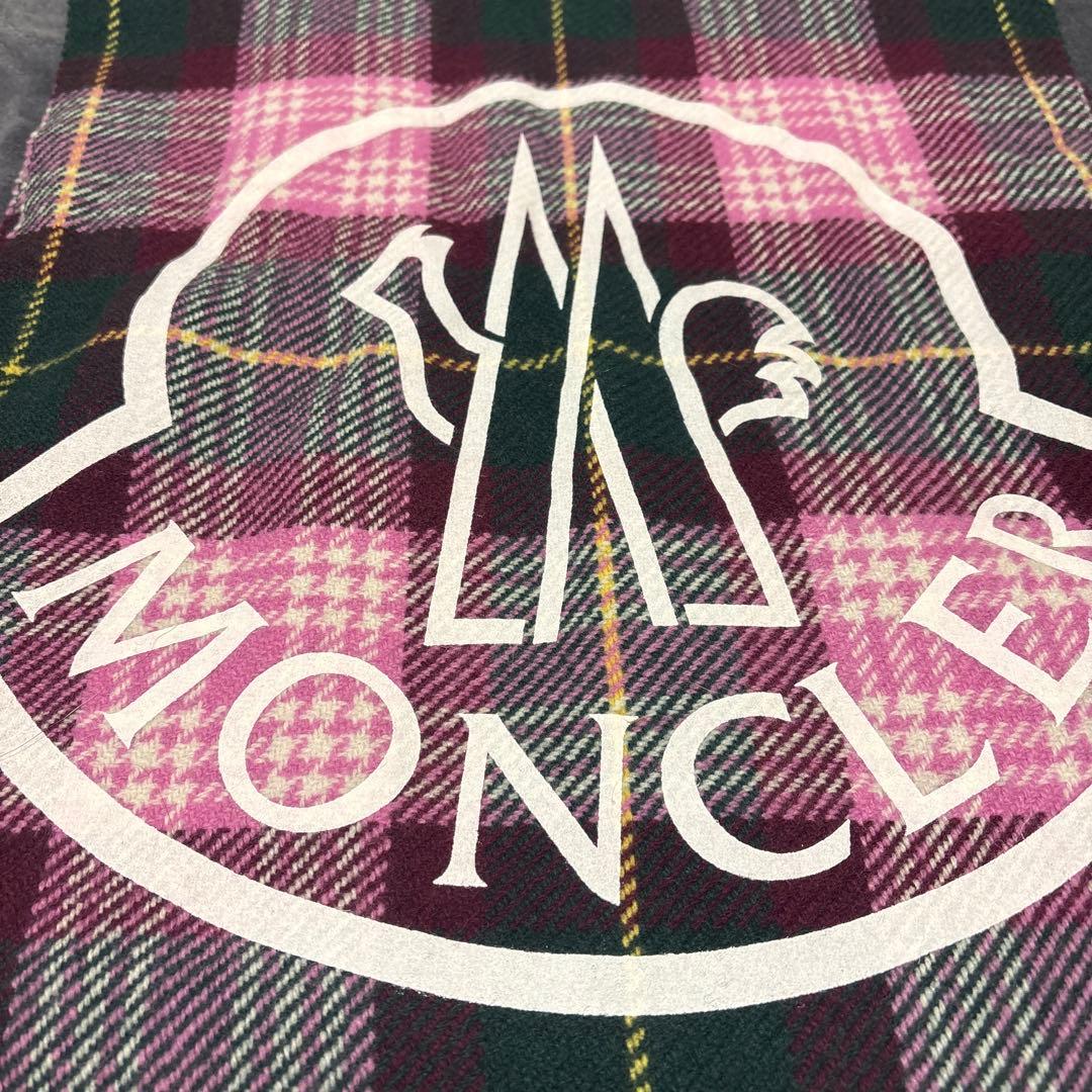 MONCLER タータンチェック マフラー