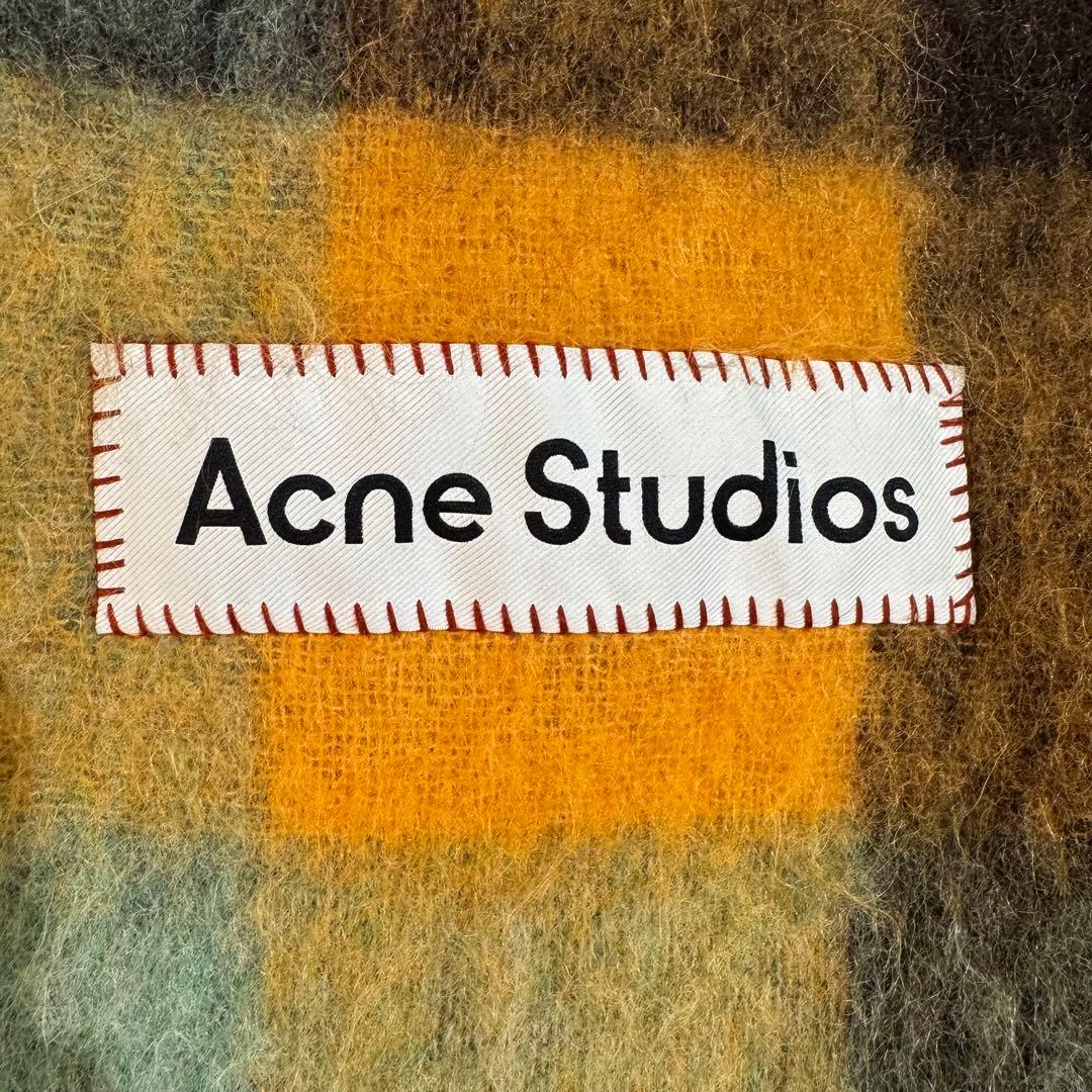 小物 Acne Studios / Multicolor Checked Scarf