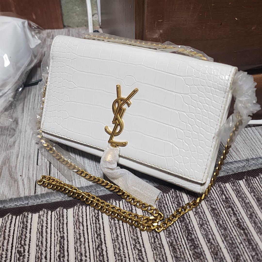 い*読様 イヴサンローラン　YSL ショルダーバッグ　ゴールドチェーン